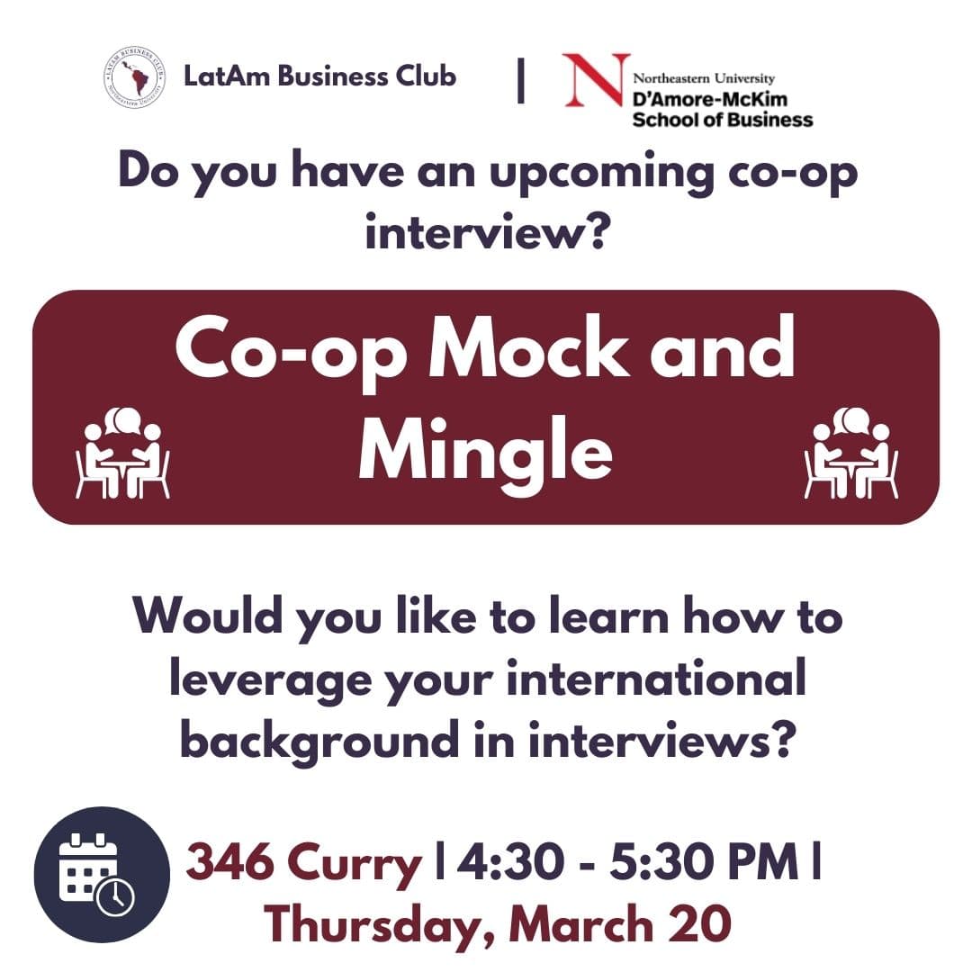 Co-op Mock and Mingle event